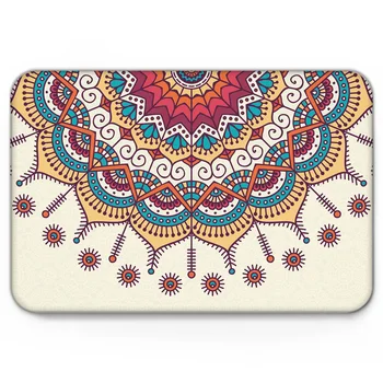 

Lovely Mandala Pattern Mat Anti-Slip Doormat Home Decor Doormat for Entrance Door Anti-slip Floor