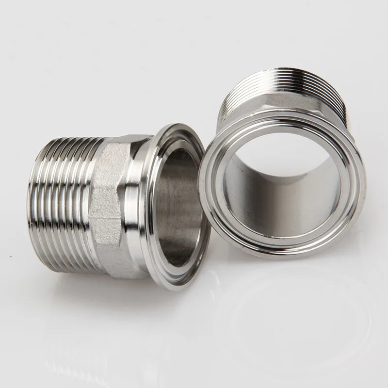 Sanitary Male Threaded Ferrule Hex Sanitary Ferrule Connector Pipe Fitting For Homebrew Fit Tri Clamp