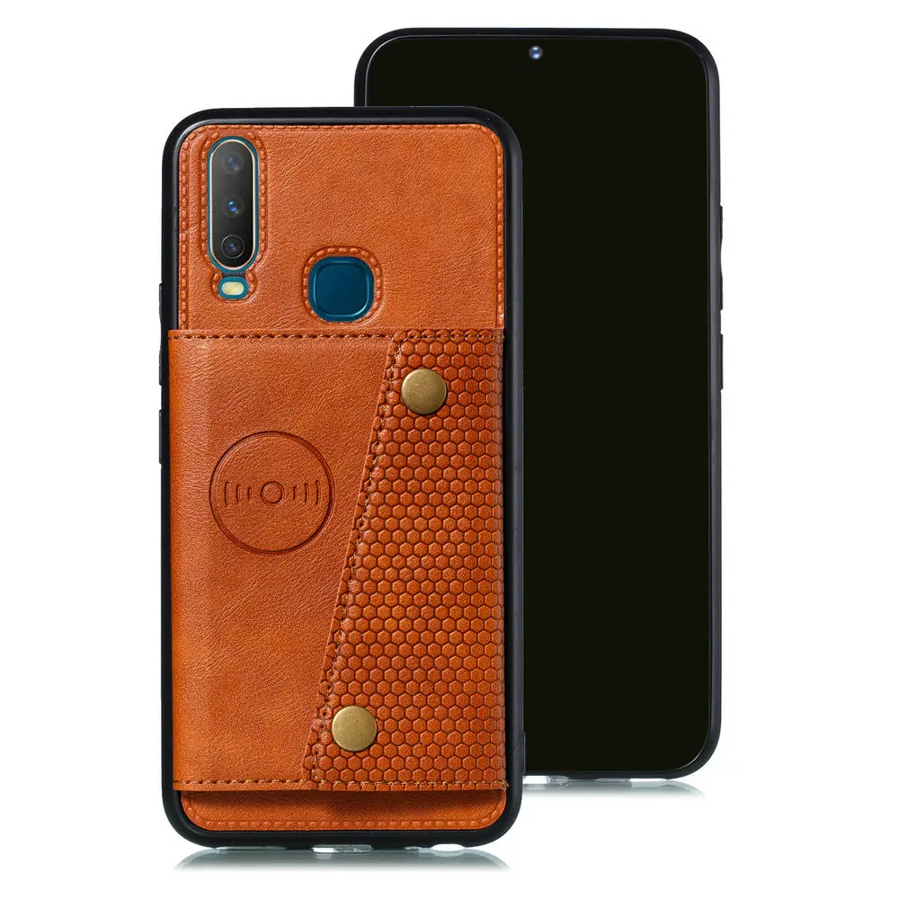

For ViVO X27 Pro Flip Case Vivo Y17 Case Luxury Card Slot Wallet Car Phone Stand for Funda Vivo Z5X Cover X 27 Y 17 Leather Case