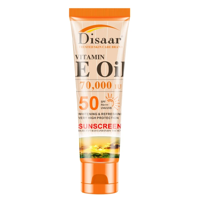 SPF50 витамин Е, солнцезащитный крем для лица, основательное отбеливание, солнцезащитный крем для кожи, увлажняющий крем для ухода за телом