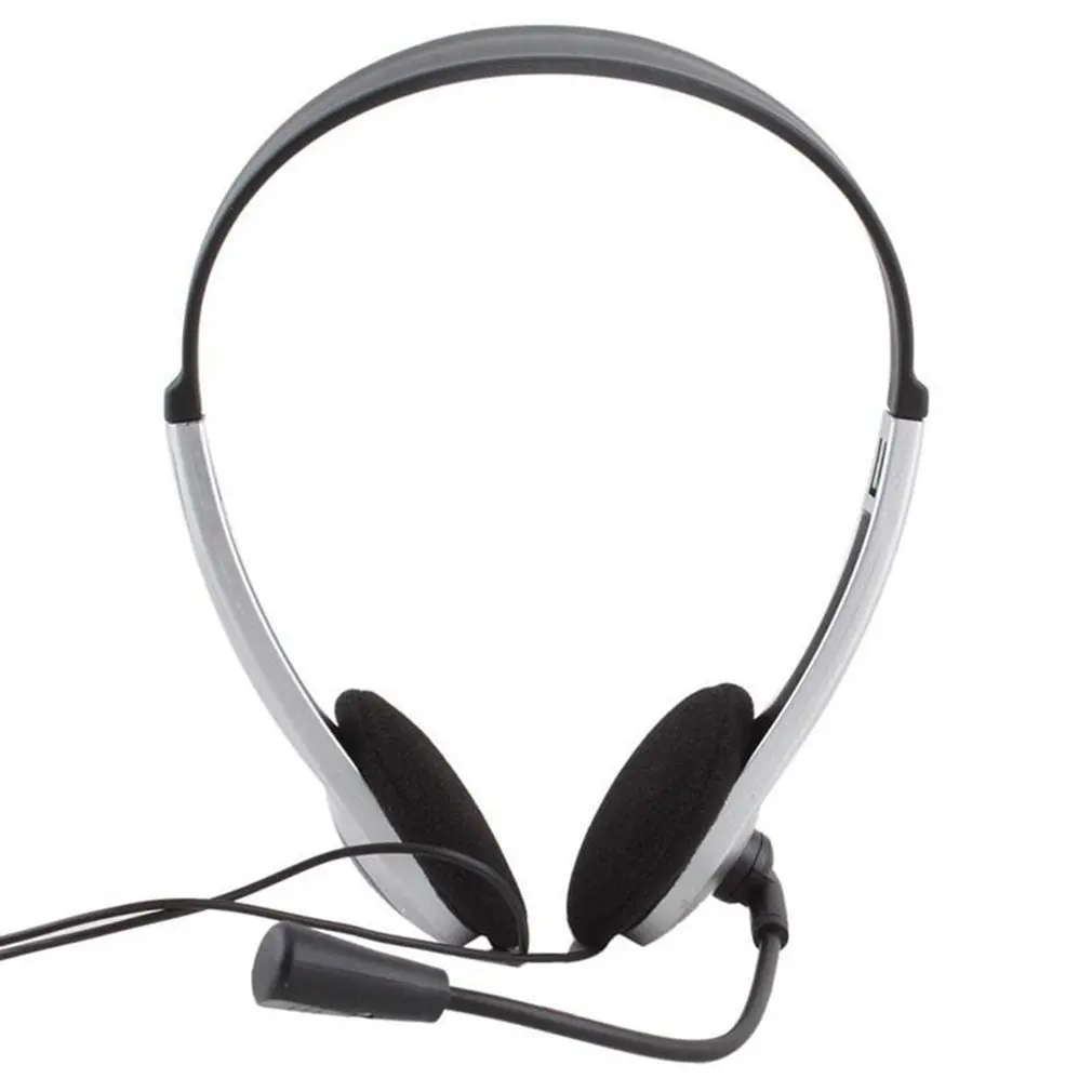 3.5mm Super Bass Wired Noise Canceling Headphones For Computer Laptop with Mic Headset Earphone For Skype Webinar Business Phone