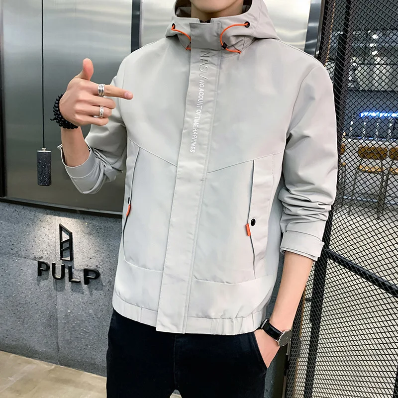 

Coat Men's Spring And Autumn Korean-style Trend Versatile Casual Super Fire CEC Ruffian Handsome Tooling Jacket Men'S Wear INS P
