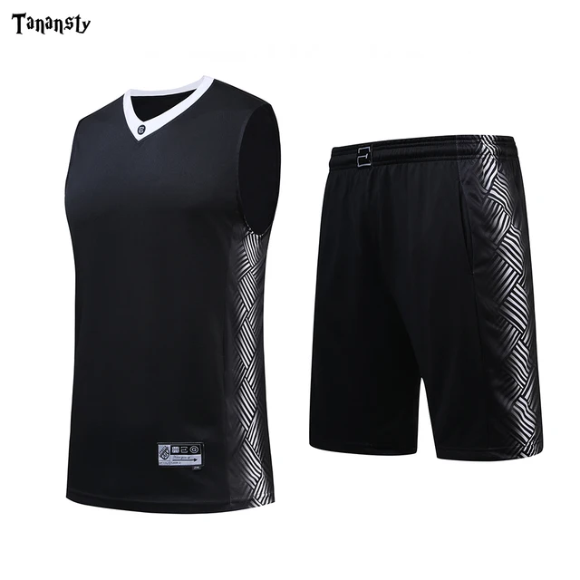 US $13.99 Pure Basketball Uniform Customize team Sports suit Blank Basketball Shirt for Men Women Club Wholes