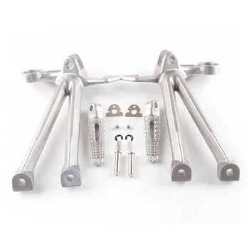 

Motorcycle Rear Passenger Foot Pegs Footrest Bracket For Suzuki GSXR1000 2007-2008 K7 Motorbike Pedals Accessories