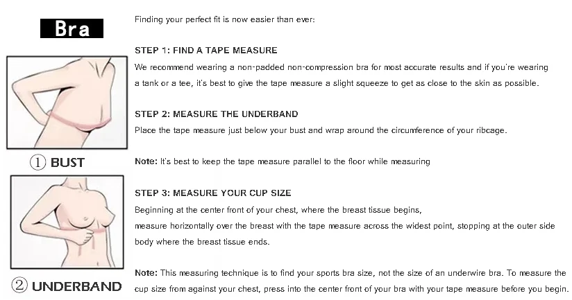 bra measure instructions