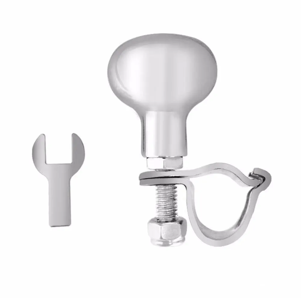 Yacht Smooth Stainless Steel Marine Sport Control Turning Maneuvering Boat Spinner Rotary Handle Steering Wheel Knob Parts