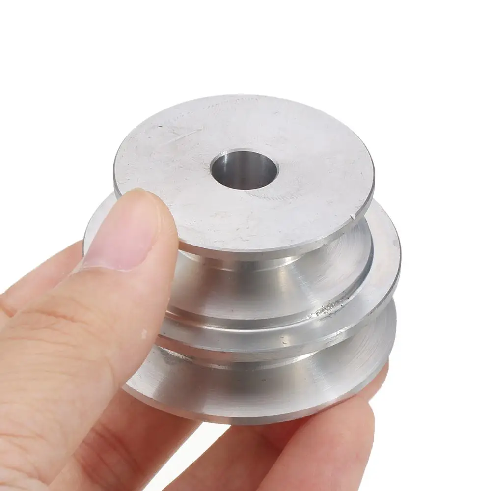 Aluminum Alloy 40&50mm Double Groove Pulley 820mm Fixed Bore Vshape