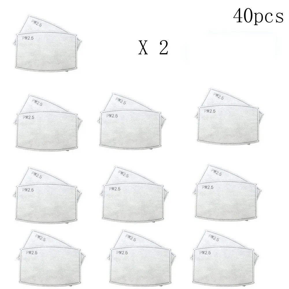 

Activated Carbon Filter Face Mask Breathing Insert Protective Mouth Mask Filter PM2.5 activated carbon filter mask wholesale