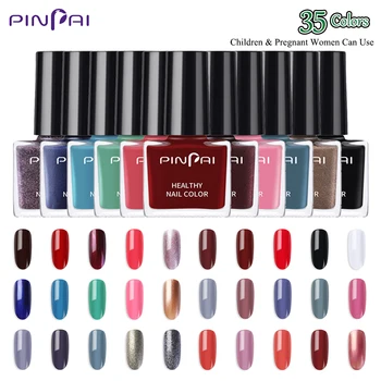 

6ml Water-based Nail Polish Children Pregnant Women Available Lacquer Peelable Natural Health Manicure Varnish G196
