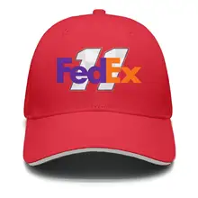 Мужчины/Wo мужчины s FeDEX-Racing-Hamlin-11-с плоским вдоль Регулируемая фуражка лучшие бейсболки