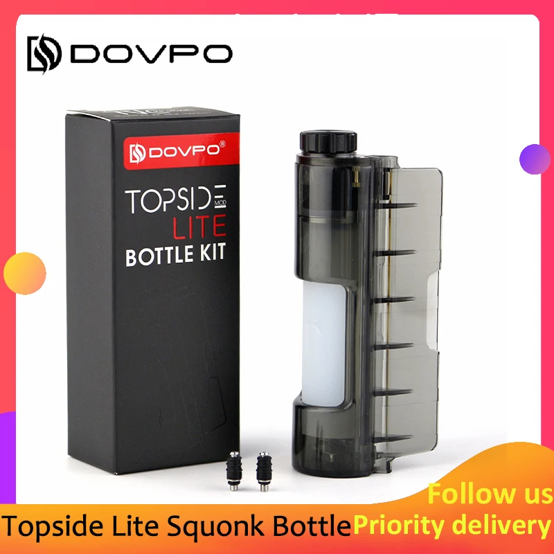 Оригинальная электронная сигарета Vape DOVPO Topside Lite 90 Вт коробка мод с 10 мл большой Squonk бутылка 90 Вт сменная бутылка для масла