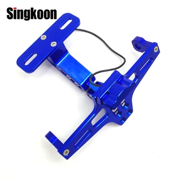 

FOR suzuki gsx 1400 yamaha fz6r tnt 125 hornet 250 Universal Motorcycle License Plate Holder Bracket CNC support plaque moto