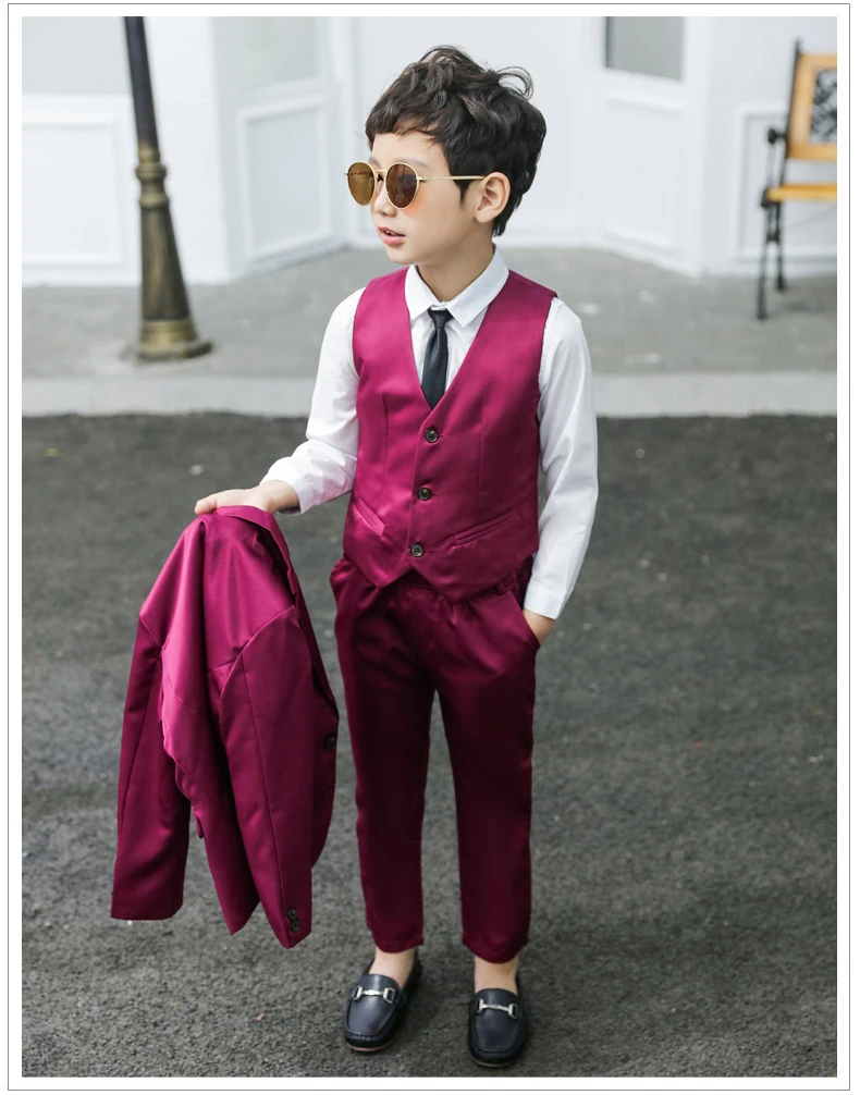 Dollplus/ костюм для мальчиков; однобортный костюм для мальчиков; Свадебный костюм; Enfant Garcon Mariage; блейзер для мальчиков; Детские костюмы