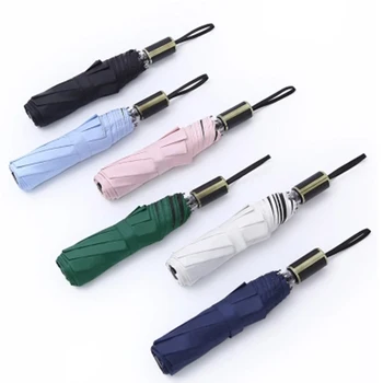 

Stylish Umbrella Rain Women Floding Cute Art Umbrella Windproof Arts Girls Sun Rain Umbrellas Anti UV QZH310