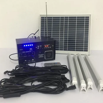 

Solar Energy System 10W home solar system solar panel system +controller+charger+battery