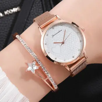 

Elegant Women Alloy Magnet Watch Fashion Ladies Quartz Wristwatch Casual Female Magnetic Bracelet Watch Reloj Mujer Drop Ship