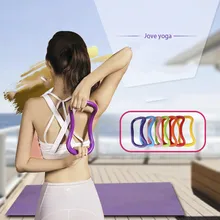 Круг для йоги, упражнения, растягивание тела, тренировка Пилатес, кольцо, фитнес-круг, тренировка сопротивления, поддержка теленка, массаж, Тренажерное Оборудование