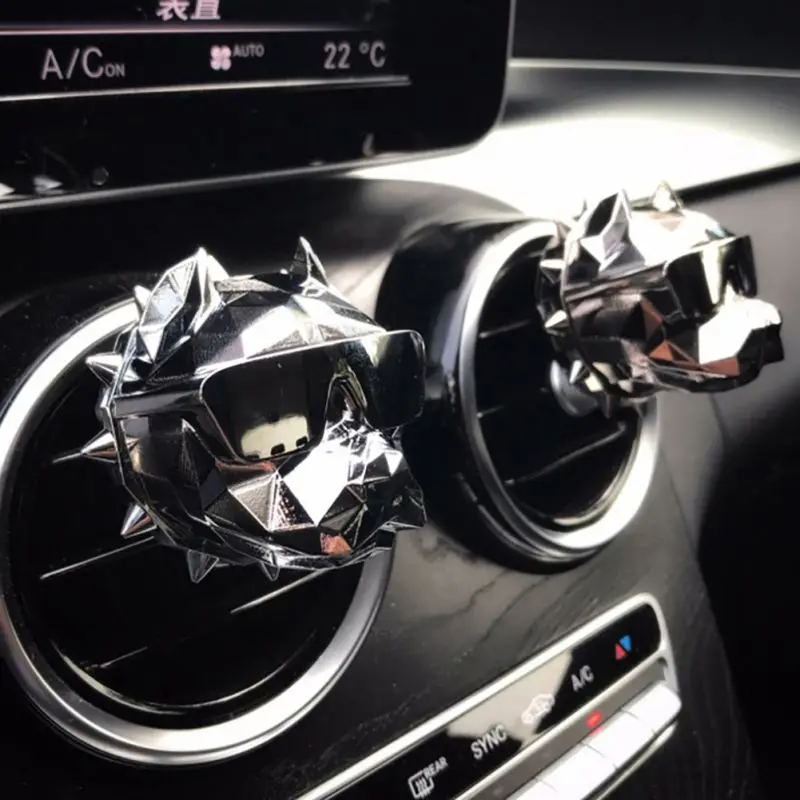 Бульдог моды автомобильный освежитель воздуха автомобильного воздуховыпускного отверстия автоматический Ароматический диффузор вентиляция фильтр для очистки аксессуары