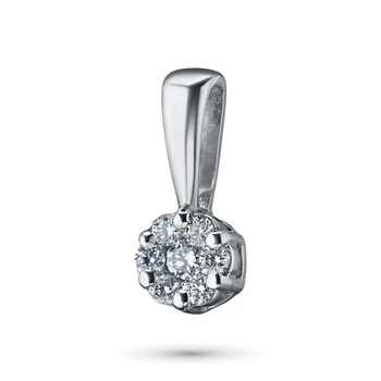 

Pendant in white gold with diamonds