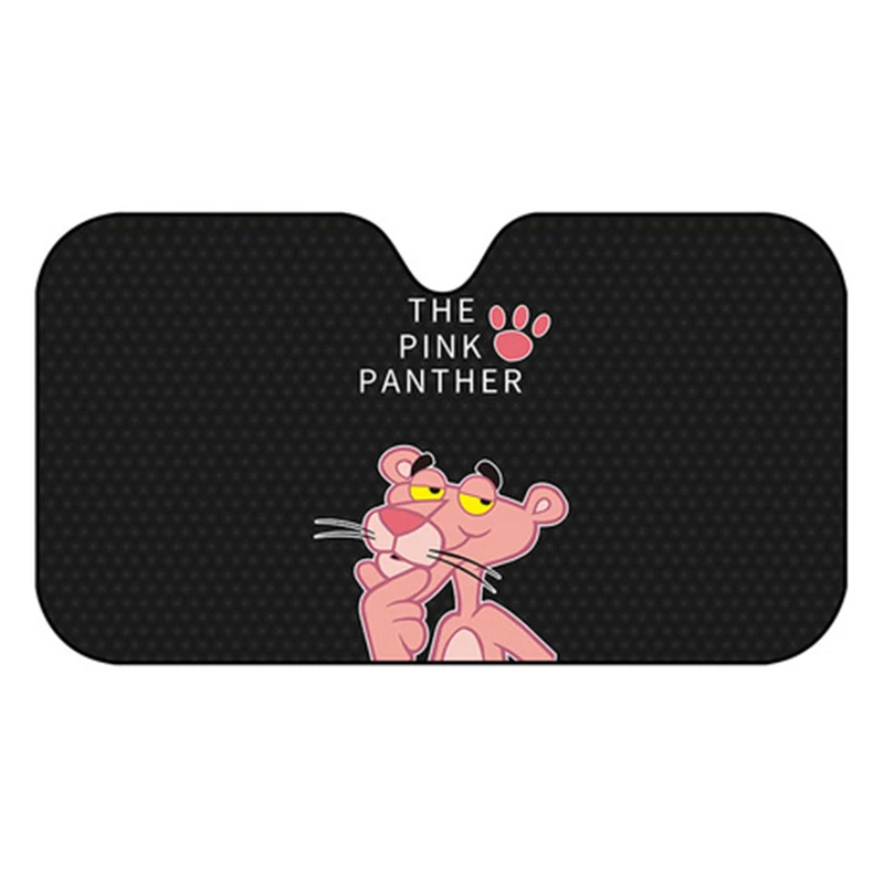 130*70cm Cartoon Car Front Rear Windshield Sunshade For Audi A3 A4 B8 B6 A6 Mercedes Benz W205 W204 Skoda Octavia A5 A7 2 Abarth - Цвет: Темно-серый