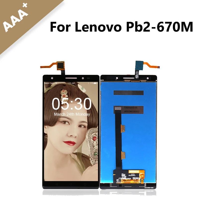 

for Lenovo Phab 2 Plus PB2-670M PB2-670Y P670 PB2-670N PB2-670 LCD Display+ Touch Screen Digitizer Assembly Free Shipping