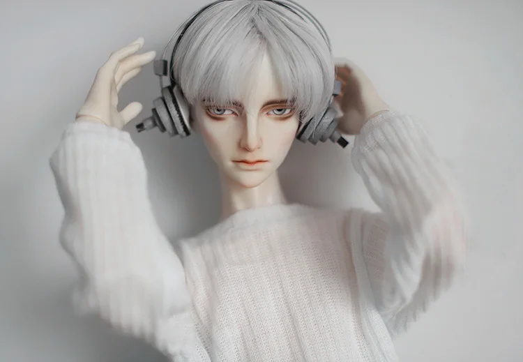 1/3 1/4 doll top white camel gray comfortable translucent crater bottoming sweater for 1/3 1/4 BJD doll accessories doll clothes
