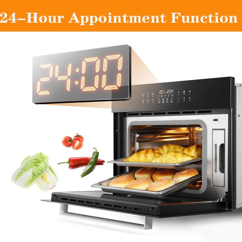  Embedded Microwave Oven Kitchen Home Baking & Steaming Cubic Electric Intelligent Control Steaming  - 4000577280541