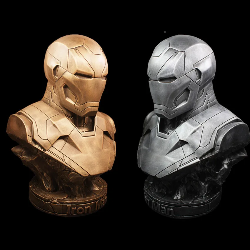 

[Funny] 36cm The Avengers hero Iron man MK46 action figure resin figure statue toys Collection model bookshelves desk Ornaments