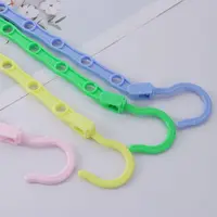New Folding Multi-function Magic Hanger Closet Organizer 5-Hole Clothes Hanger Space Saving 2