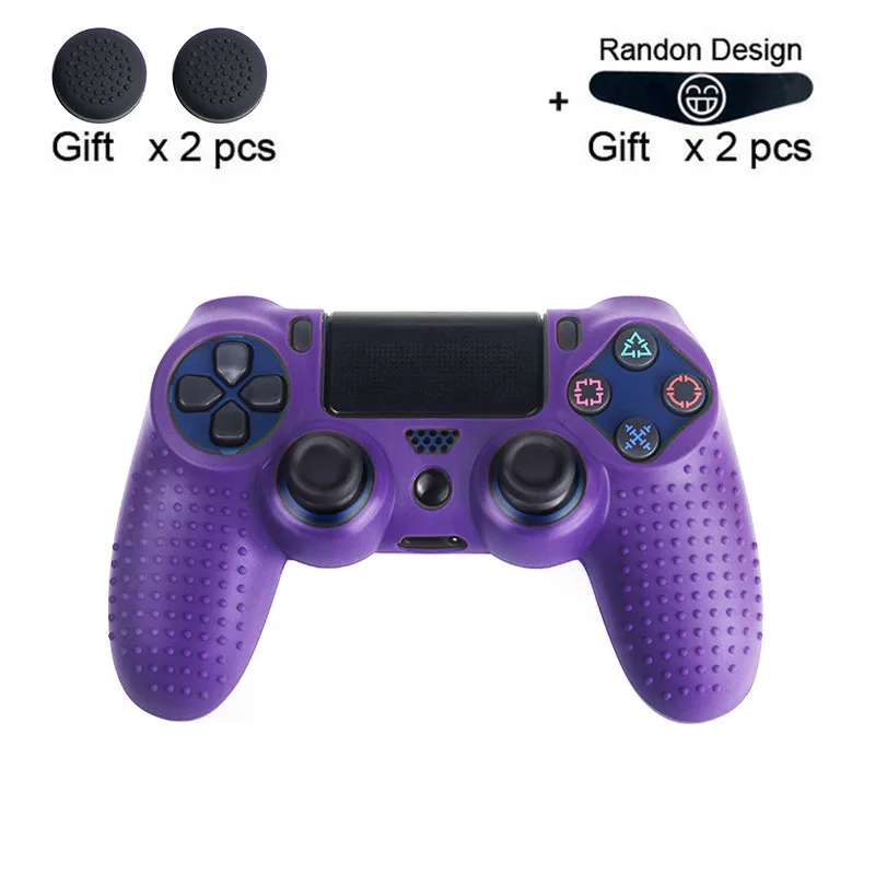 10 Данные лягушка камуфляж силиконовый резиновый гель кожа для sony PS4 Slim/Pro контроллер Обложка защитный чехол для PS4 беспроводной контроллер - Цвет: 10