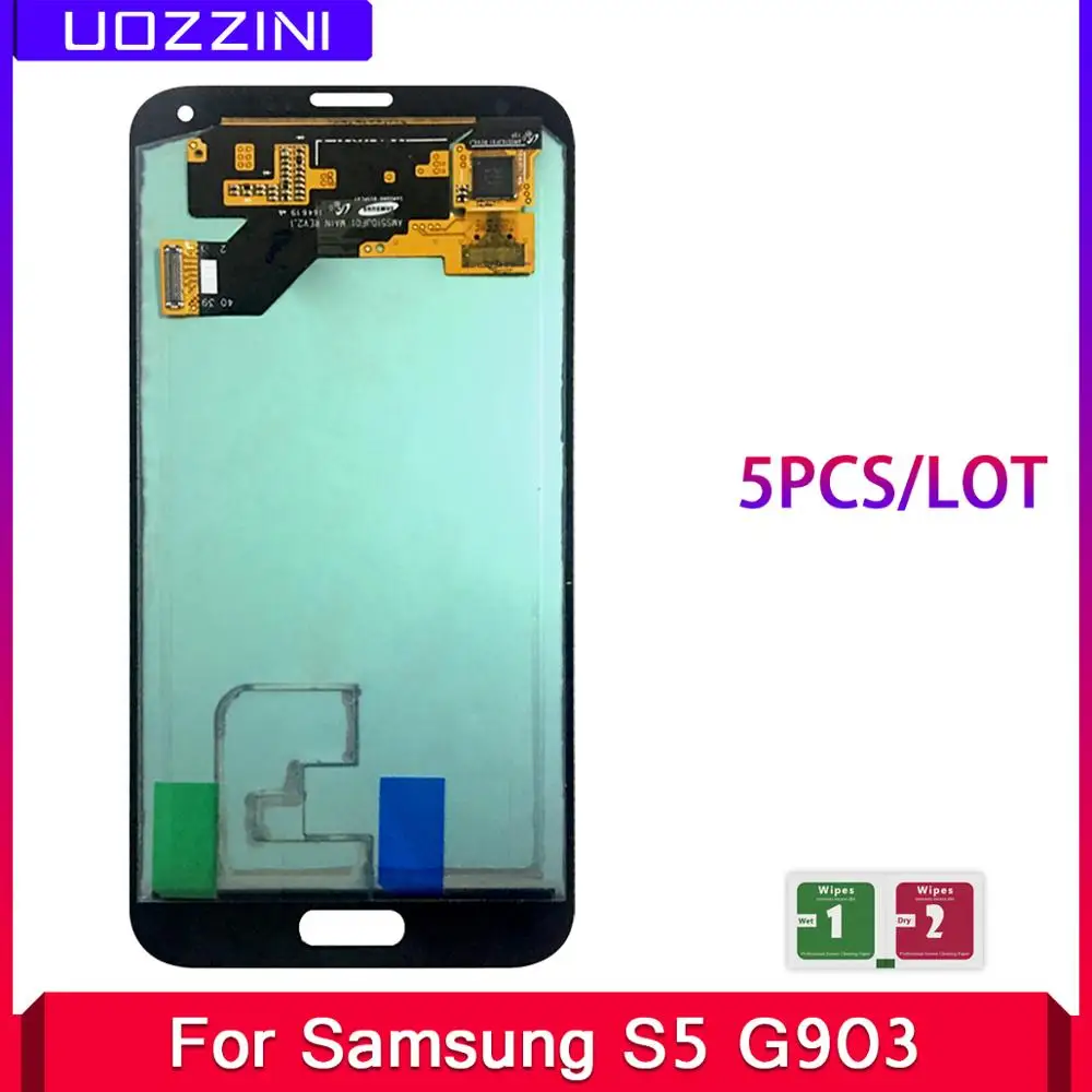 

5 Pcs/Lot Super AMOLED LCD Display For Samsung Galaxy S5 Neo G903 G903F 100% Tested Touch Screen Assembly