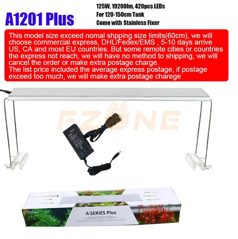 Chihiros A PLUS серия Aquarum светодиодный светильник ing Plant Grow светильник с крышкой или висячим фиксацией с пультом дистанционного управления яркостью - Цвет: A 1201 Plus