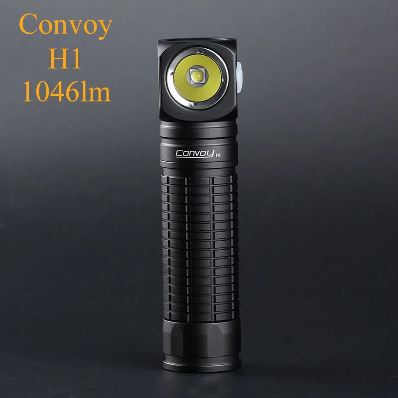 

Convoy Flashlight + Headlight Linterna LED Mini Flash Light Torch H1 CREE XML2 1046lm Multifunctional Head Light 18650 Headlight