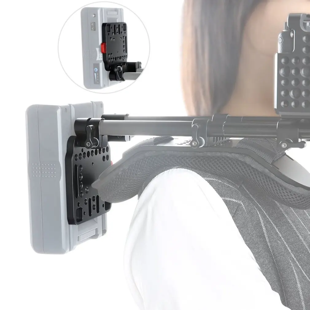 Монтажный комплект V-lock Монтажная пластина БЫСТРОРАЗЪЕМНАЯ пластина V-dock Пластина Монтажная Батарея Набор камеры видео аксессуары