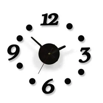 

Large Wall Clock Sticker 3d Modern Decor Living Room Steampunk Mute Surrealist Chic Numeric Clocks Wandklok Home Decoration EE50