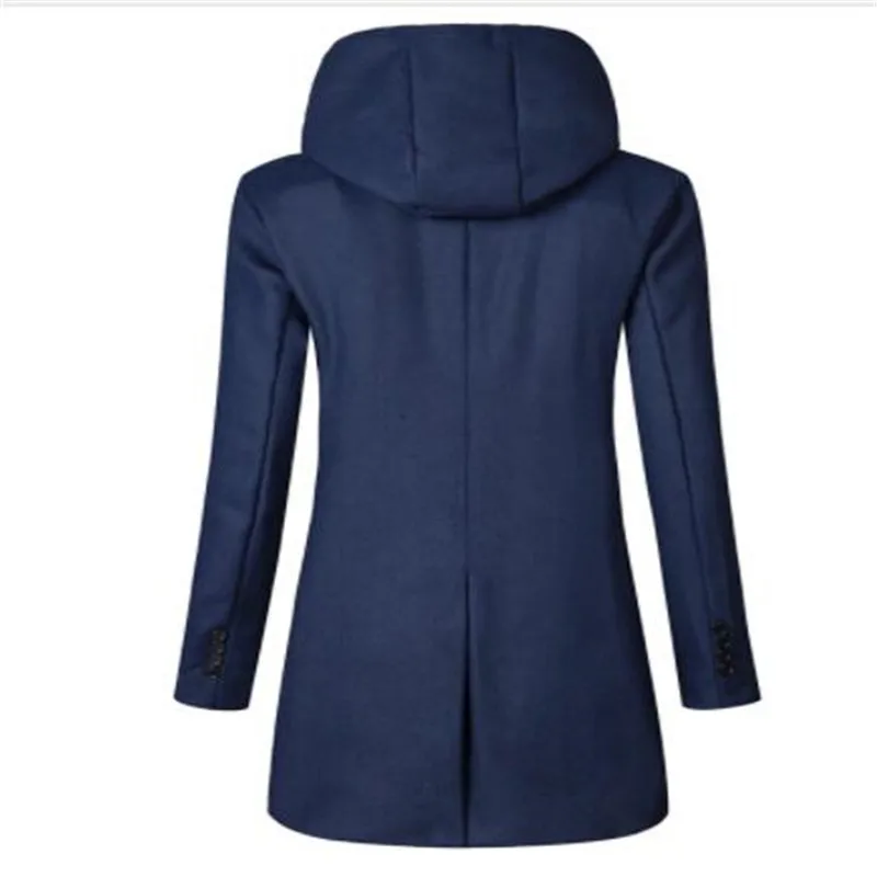 Winter Newest Men's Snow Jackets Fashion Thicken Fleece Wool Blends Clothes Loose trench in Warm Parka Streetwear Coat 3XL
