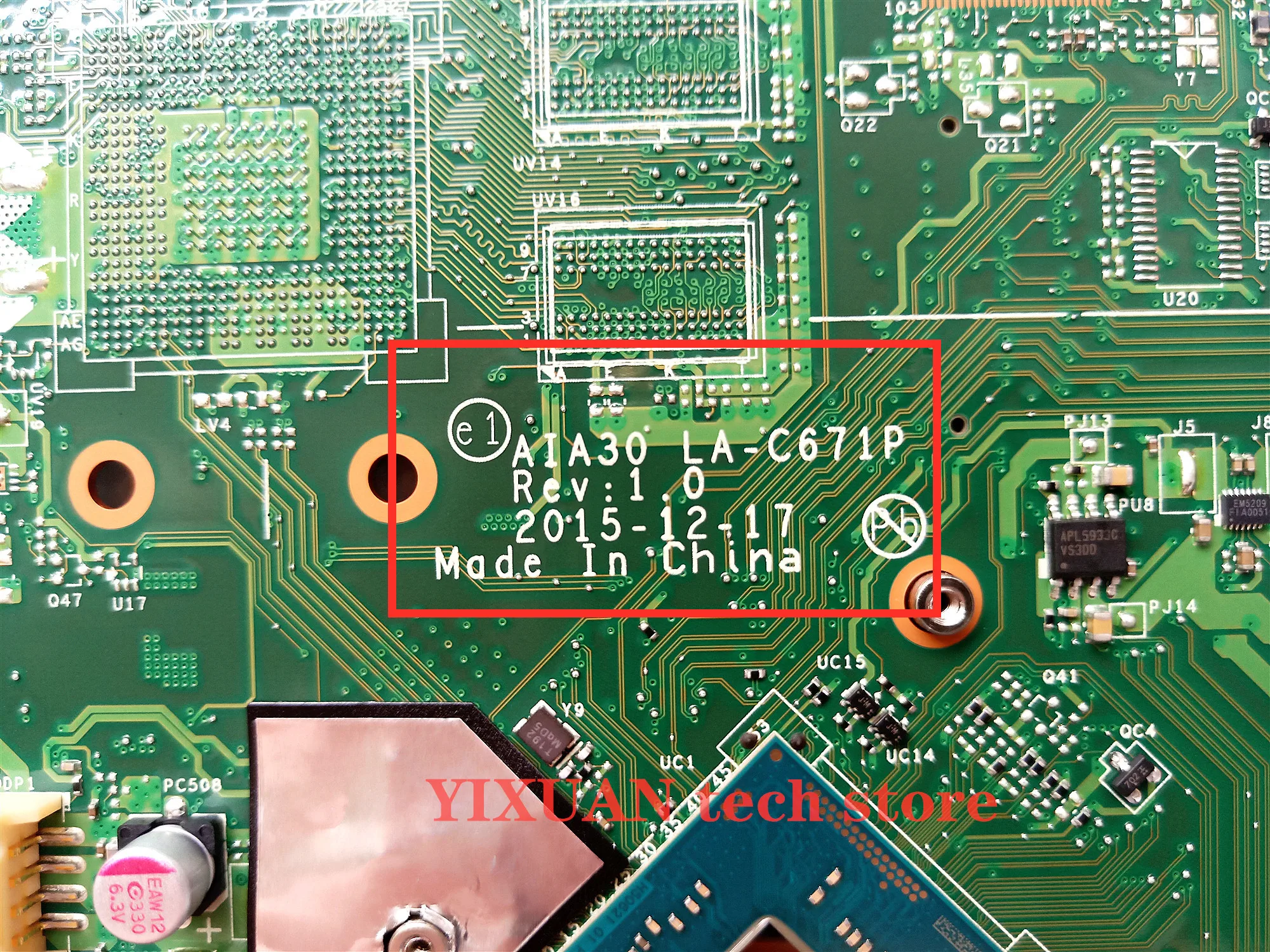 Cabido da Placa Principal para Lenovo Placa-mãe S200z C2000 Aio J3060 J3710 Aia30 Ibswsc V1.0 00uw333 Trabalho Testado 100 - Imagem 3