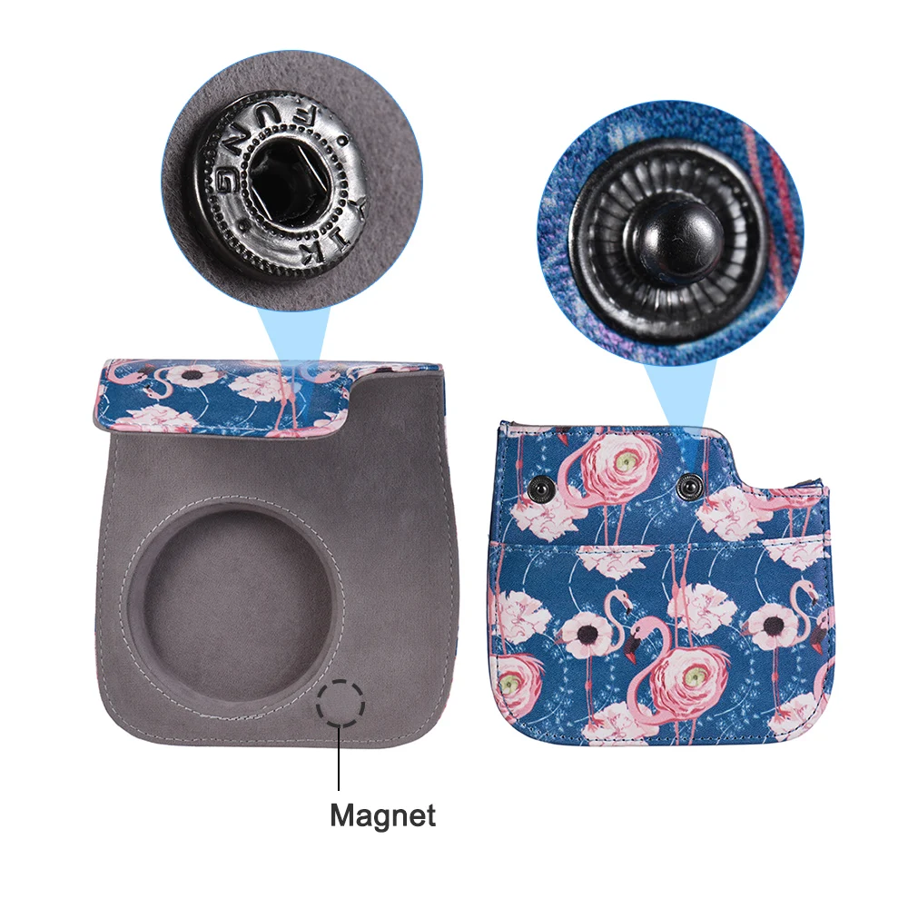 Andoer 14 в 1 комплект аксессуаров для Fujifilm Instax Mini 9/8/8+/8s w/чехол для камеры/ремешок/Наклейка/селфи объектив/5* Цветной фильтр и т. Д