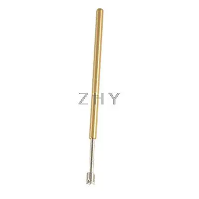 

100 Pcs 4-Point Crown Tip Spring Testing Probes Pin