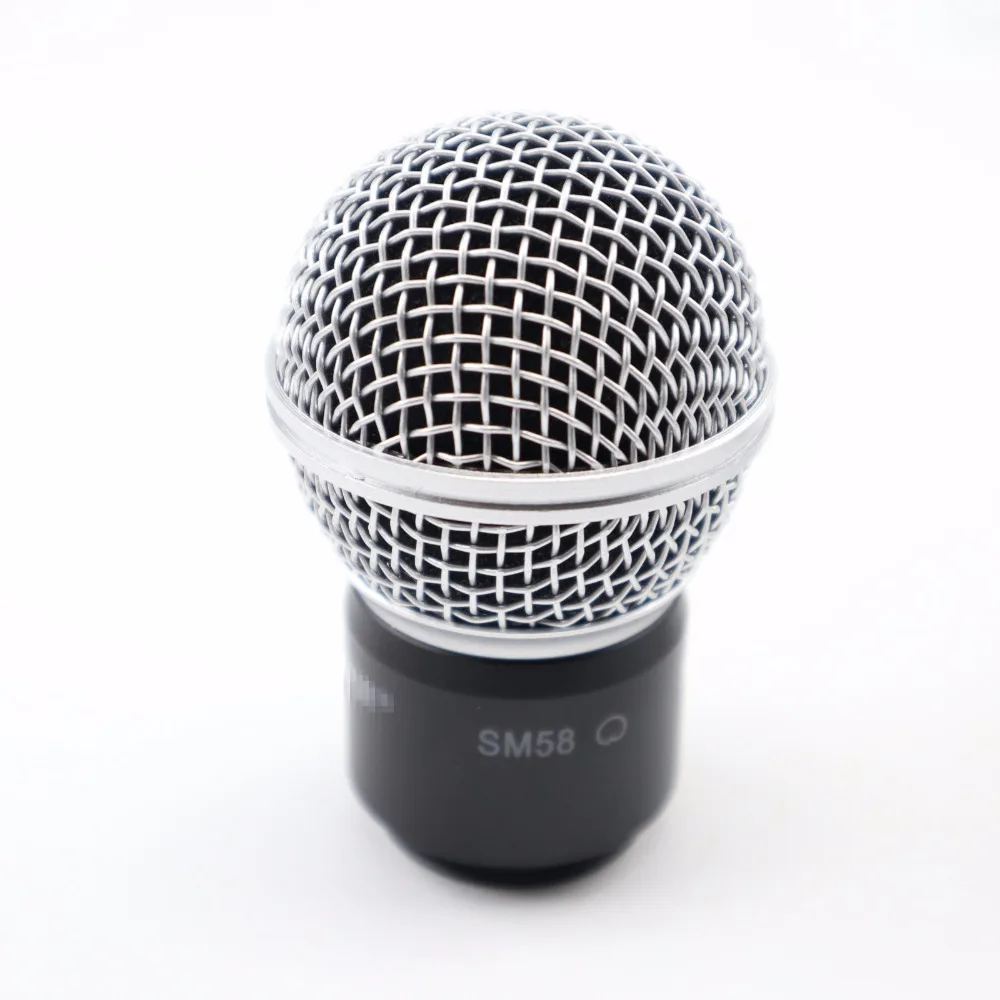 2PCReplacement Cartridge Capsule Microphone Head for Shure SM58 SM58S SM58LC BETA58 BETA58A BETA PGX24 SLX24 Wireless Microphone