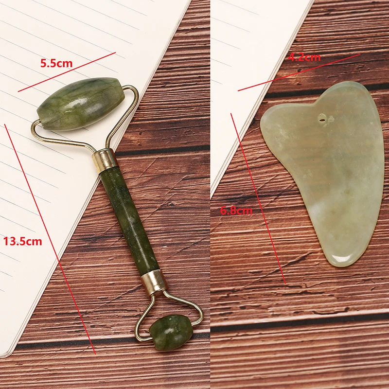 1 Para Chinesische Yin Yang Gua Sha Board Körper Gesichts SPA Scraping
