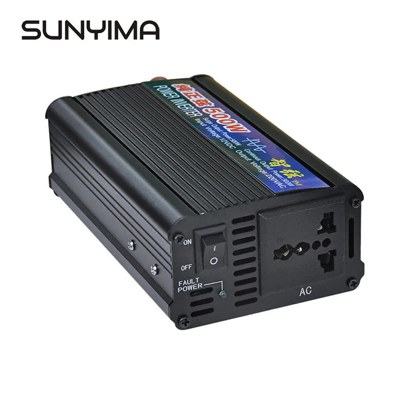 Инвертор немодулированного синусоидального сигнала SUNYIMA 500 Вт 12 В постоянного