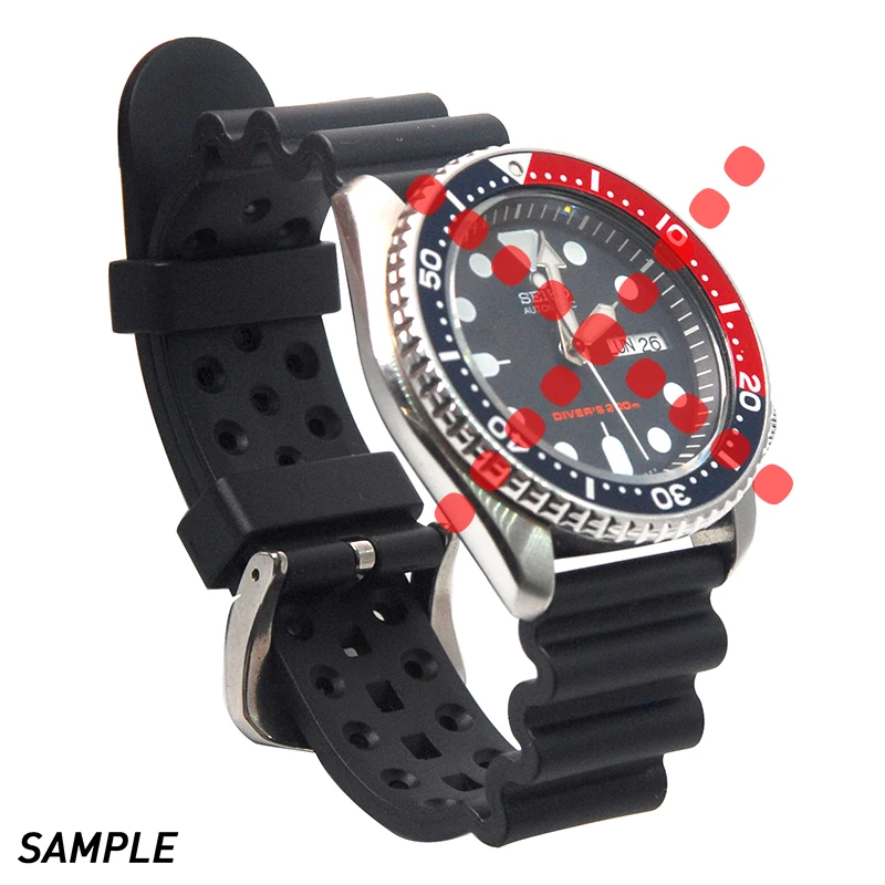 Сменный силиконовый ремешок для часов SKX171/173KX779/781DAL1BP 22 мм|Ремешки часов| |