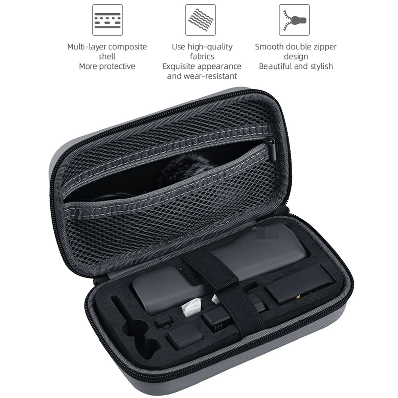 Description Picture 5 of itemfor DJI Pocket 2 Mini Carrying Case Portable Storage Bag Handbag Shock-proof Box Set Handheld Gimbal Camera Accessories