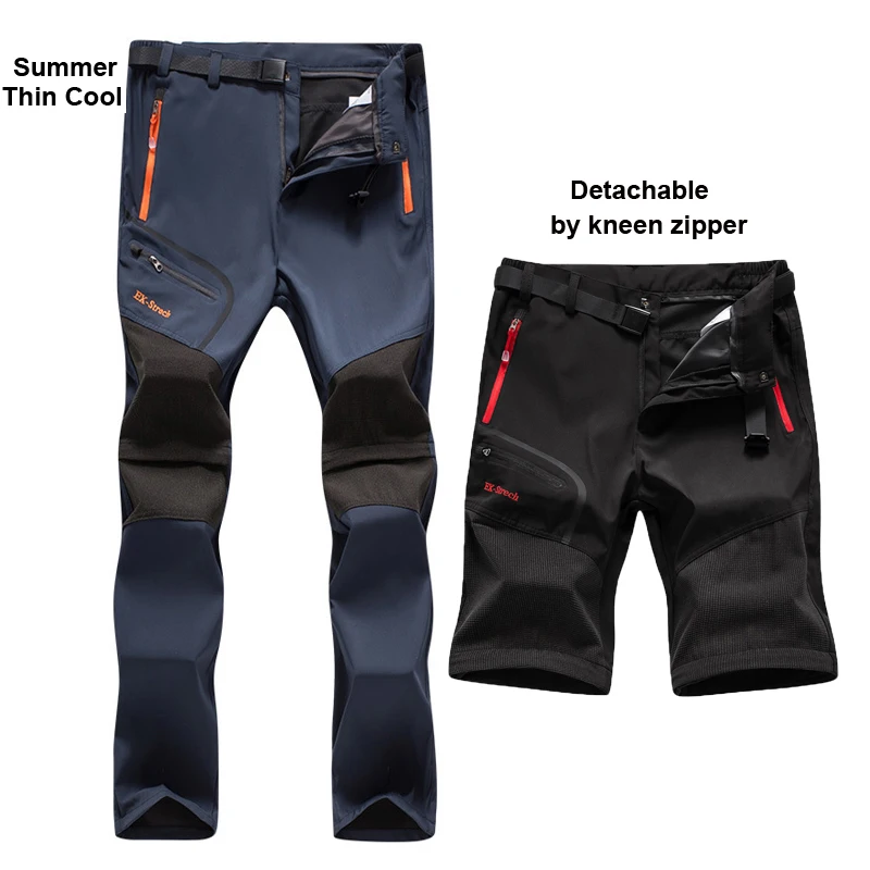 Quentes de Pesca 2020 para Homens Jovens Dias Correndo Homem Escalada Calças Acampamento Destacável Trekking Caminhadas Oversized Secagem Rápida Masculino 7 caminhadas oversized secagem rápida masculino
