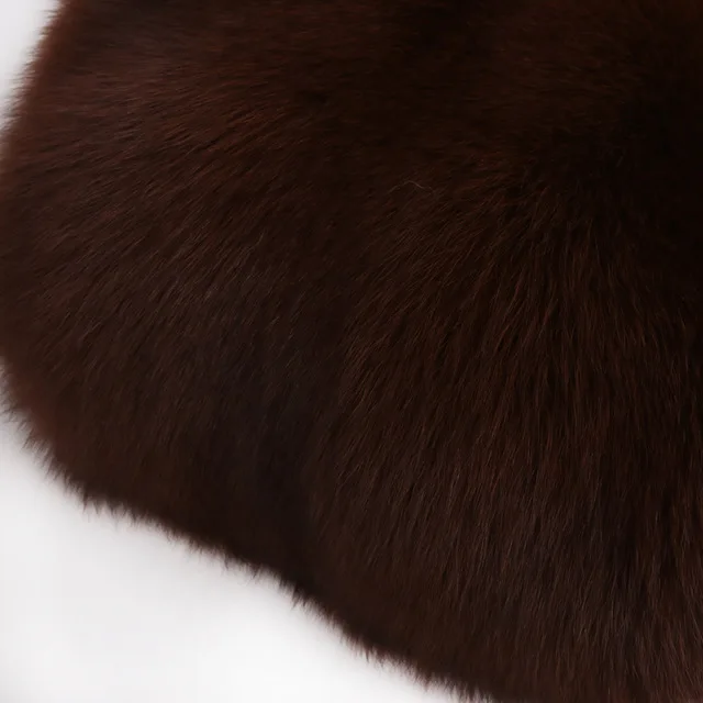 YOLOAgain женский жилет из натурального Лисьего меха высокого качества, женский жилет с отложным воротником из натурального Лисьего меха - Цвет: As Shown