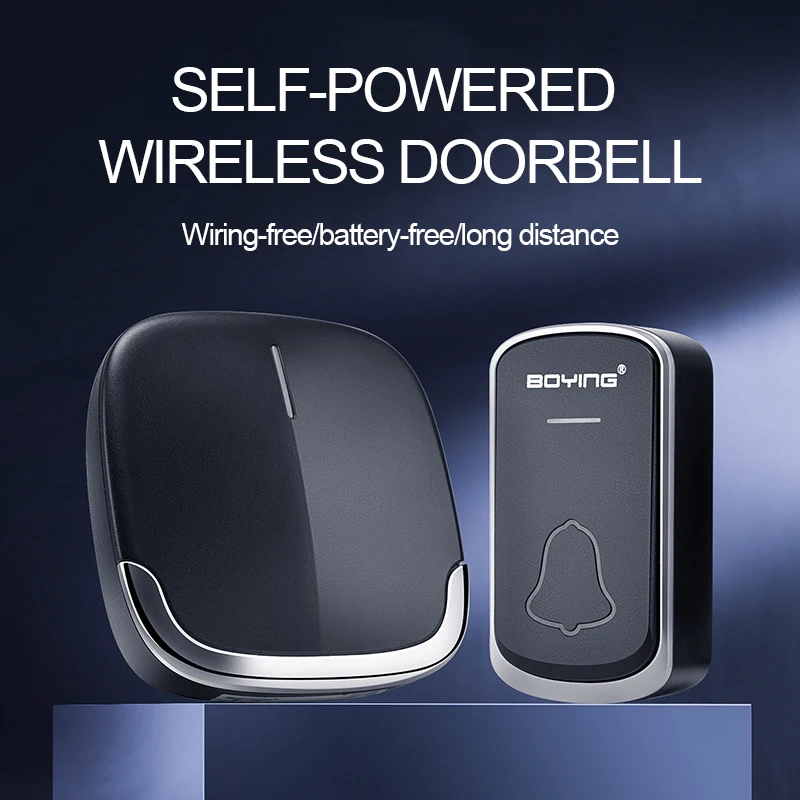 

Waterproof Wireless Doorbell Smart Doorbell 58 Chimes 4 Level Volume EU US UK Plug 1 Button 1 Receiver Electric Bell Jingle Bell