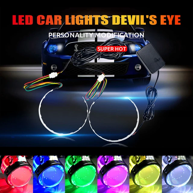 Teufel Auge APP RGB Dämon Bösen Augen Auto Led DRL LED Bluetooth