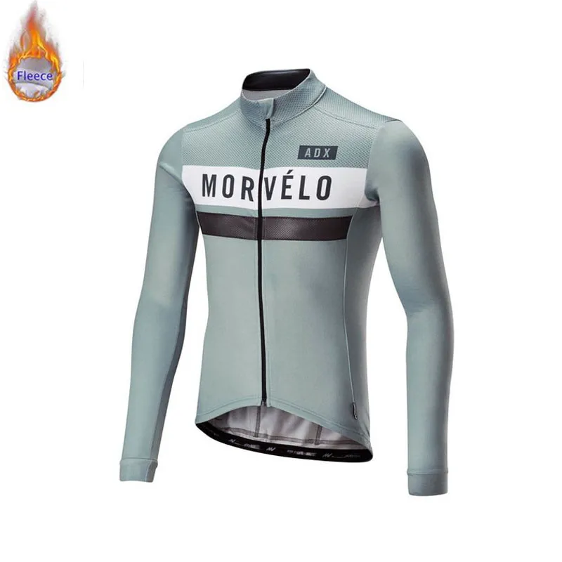 9 Ropa Ciclismo Pro Morvelo мужские новые куртки для велоспорта зимние теплые флисовые куртки для велоспорта из Джерси теплый горный велосипед одежда куртка - Цвет: 9