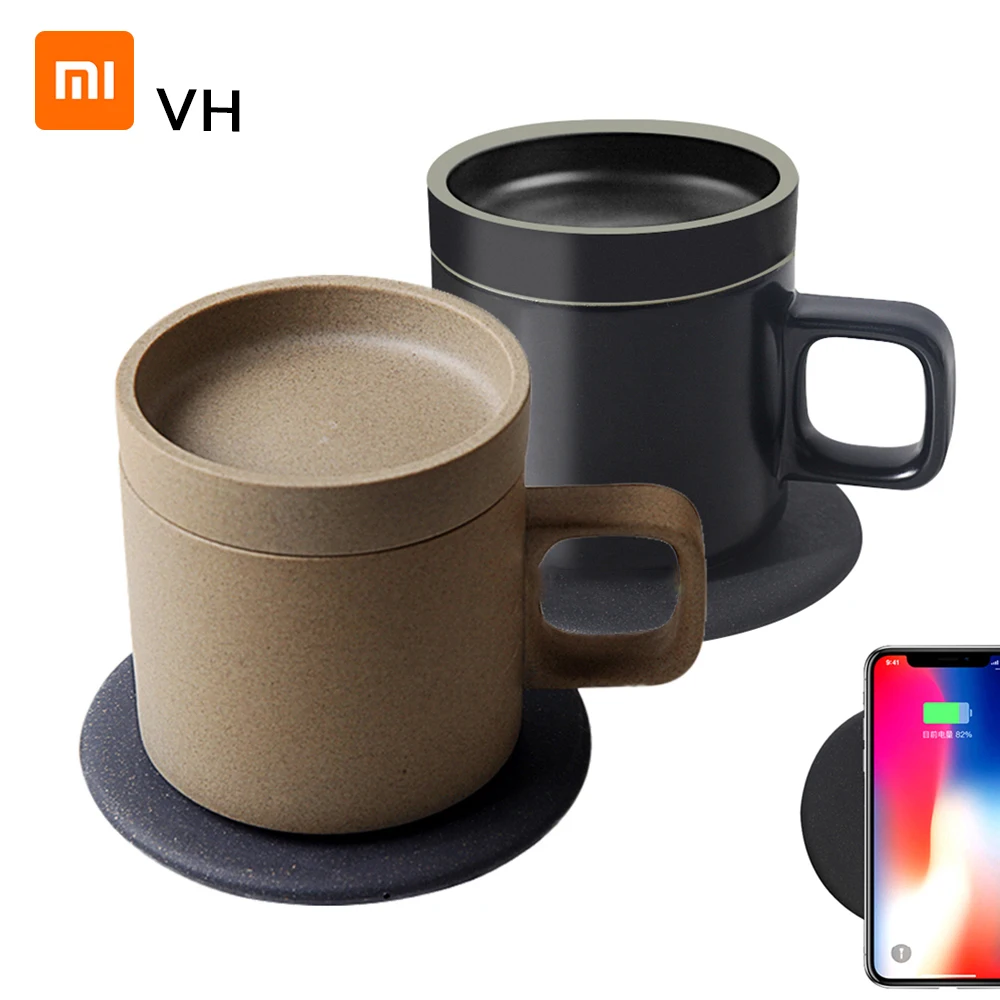 Термос Xiaomi Mijia VH с беспроводной зарядкой умный термостат быстрой креативная кофейная чашка 55 градусов